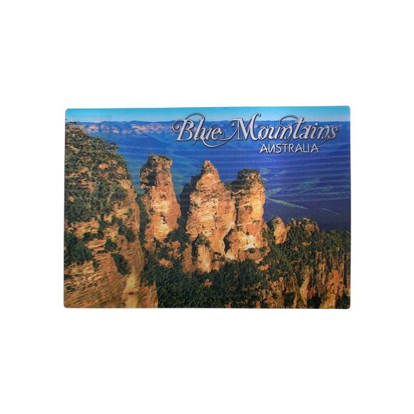 Three Sisters, Katoomba, Blue Mountains Austrailia Lenticular Postcard NEW - Picture 1 of 6